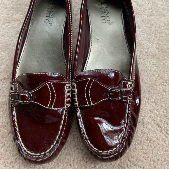 Franco Sarto patent leather loafers SZ 7 1/2 - Picture 2 of 3